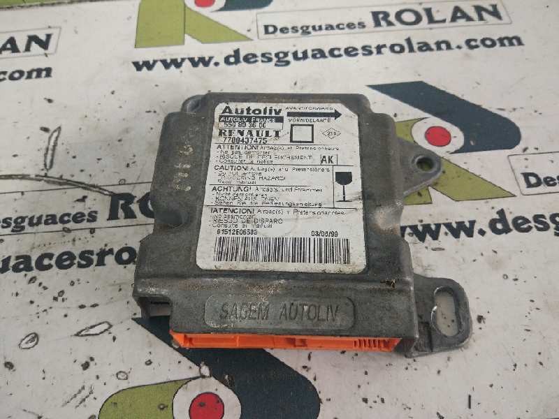 Recambio de centralita airbag para renault megane i coupe fase 2 (da..) 1.6 16v rsi referencia OEM IAM 7700437475  