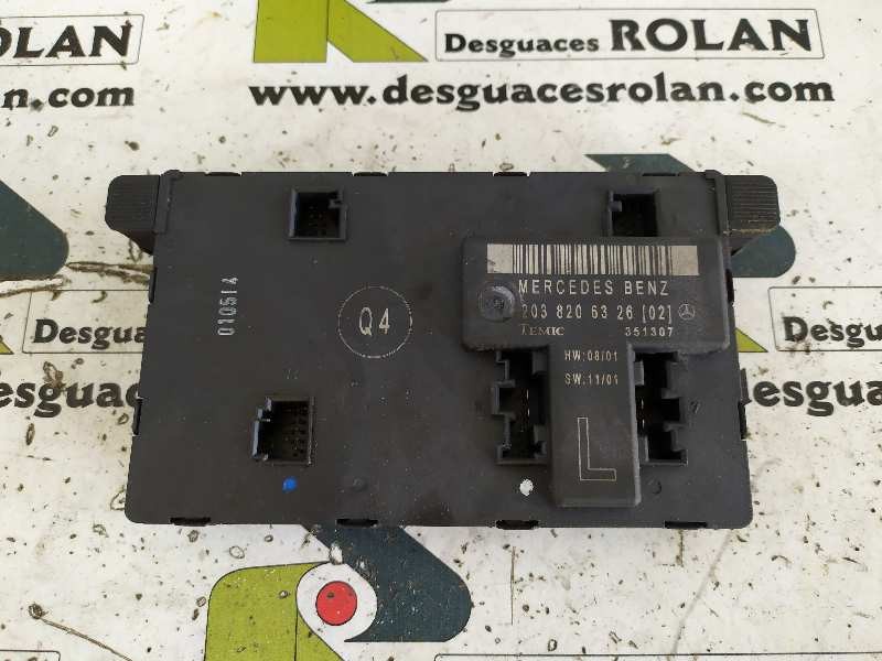 Recambio de modulo confort para mercedes-benz clase c (w203) c 220 cdi (203.006) referencia OEM IAM 2038206326  