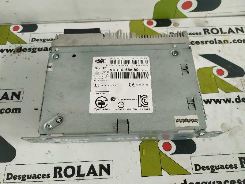 Recambio de sistema audio / radio cd para peugeot 2008 i (cu_) 1.6 hdi referencia OEM IAM 9811066580  