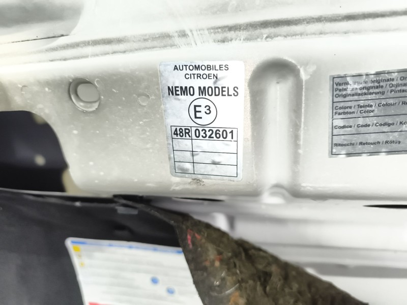 Recambio de capot para citroën nemo sx plus referencia OEM IAM   